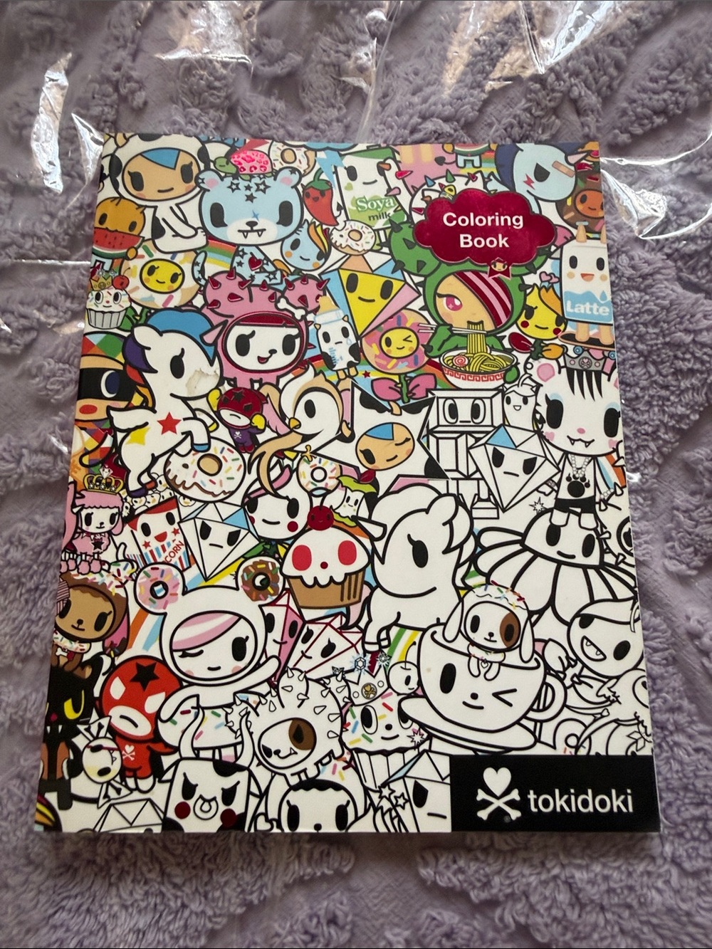 tokidoki Kids' Colorful Character Print coloring book